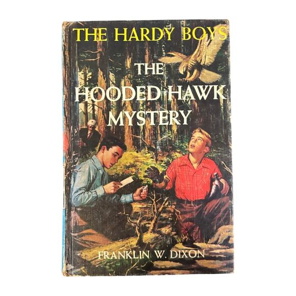 VTG 1954 Hardy Boys #34 Hooded Hawk Mystery Book by Franklin W. Dixon, HC - Picture 1 of 5